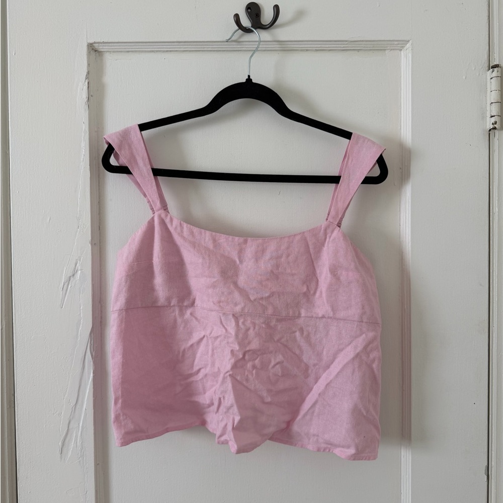 Hollister Pink Sleeveless Top - Open Back - Picture 3 of 6